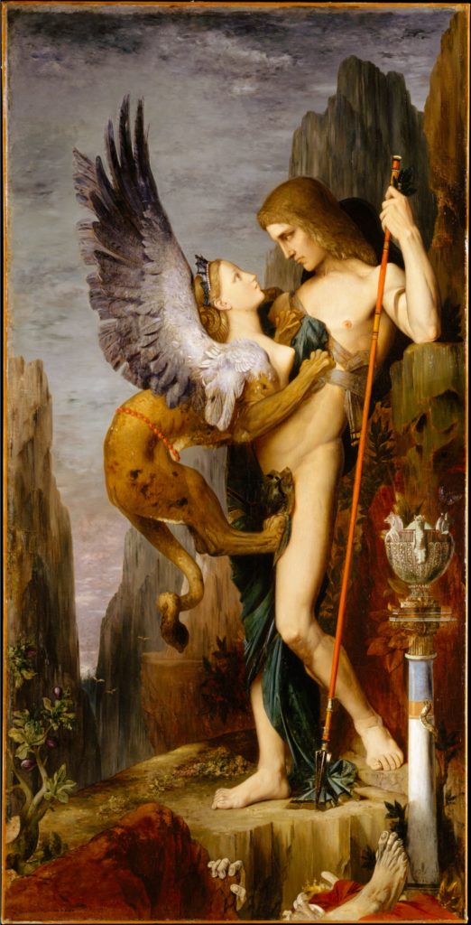 Edipo e la Sfinge - Gustave Moreau 1864.
